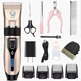 Professional USB Dog Clippers Low Noise Rechargeable Pet Trimmers