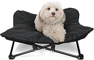 Pet Camping Raised Cot for Small or Medium Dogs & Cat with Folding Metal Frame