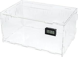 BETAZOOER Reptile Terrarium Breeding Tank with Temperature Hygrometer