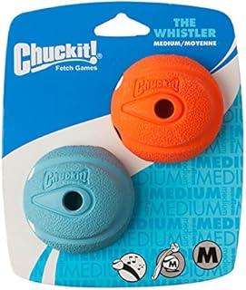 Chuckit! The Whistler Ball 2 Pack Medium 6.5cm