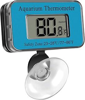 Aquarium Thermometer with Suction Cup Fish Tank Water Temperature