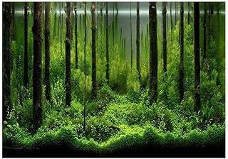 PVC Adhesive Forest Tank Background Poster