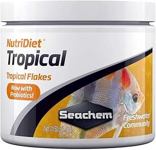 Seachem NutriDiet Tropical Flakes – Probiotic Fish Food Formula