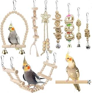 Bird Cage Toys for Budgerigar, Parakeet and Conure