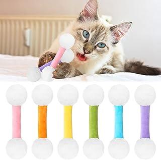 Swabs Catnip Toys Set of 6 Soft Plush Kitty Kickers