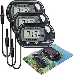 LCD Digital Aquarium Thermometer Fish Tank Water Terrarium Temperature (3 Pack)