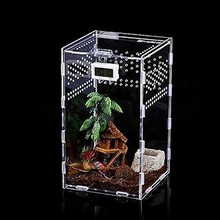 LEEWENYAN Reptile Habitat-Insect Feeding Box