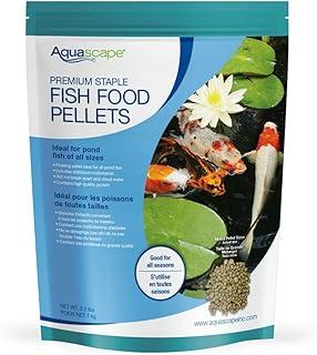 Aquascape Premium Staple Pond and Koi Fish Food, Mixed Pellet Size