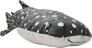 Bubba Whale Shark Large Stuffed Plush Toy with Puncture Resistant Squeak