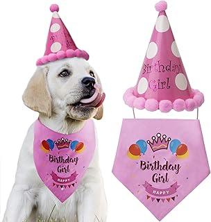 LUTER Dog Birthday Bandana Triangle Scarfs