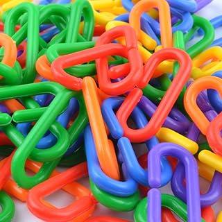 100 Piece Plastic C-Clips Chain Links
