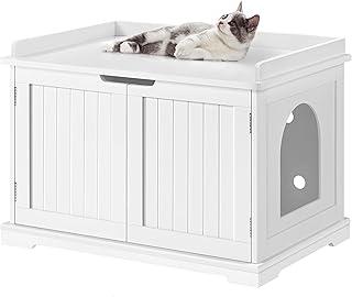 Yaheetech Wood Cat Litter Box Enclosure