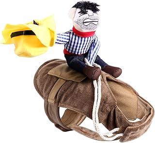 UEETEK Pet Costume Cowboy Rider Style