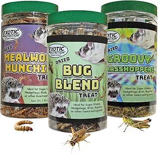 Exotic Nutrition Dried Insect 3 Pack