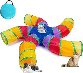 Collapsible Interactive Peek Hole Cat Tunnel
