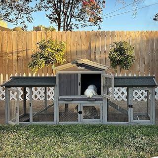 Rabbit hutch Bunny Cage, Indoor and Outdoor (Style2)
