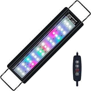 Full Spectrum LED Aquarium Light with Timer, 3 Lighting Modes Adjustable Brightness