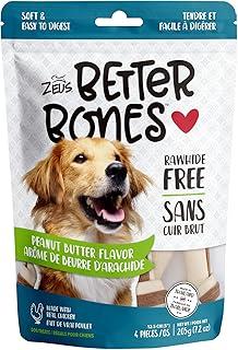 Rawhide Free Healthy Dog Treats, Peanut Butter