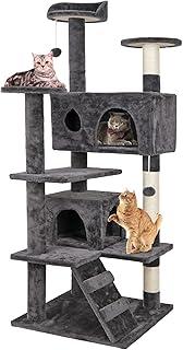 Nova Microdermabrasion 53 Inches Multi-Level Cat Tree Stand House Furniture Kittens Activity Tower