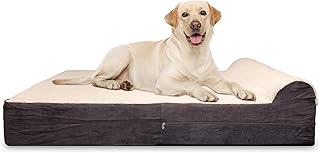 Jumbo Orthopedic Dog Bed with Pillow and Removable Cover