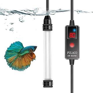 PULACO 25W Mini Aquarium Heater with External Controller