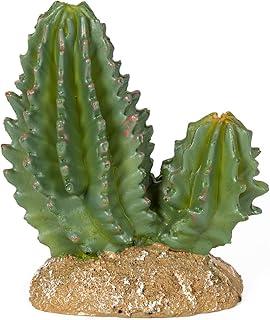 REPTI ZOO Cactus Plant Decoration for Lizard Gecko Bearded Dragon Habitat