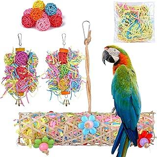 REMIAWY Bird Toys, 5 Pack Suitable for Small and Medium Macaw Cockatiels