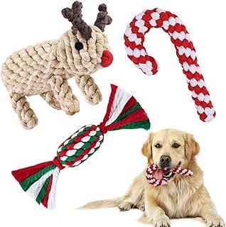 ELCOHO Christmas Dog Chewing Toys