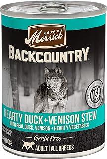 Merrick Backcountry Grain Free Wet Dog Food Hearty Duck & Venison Stew