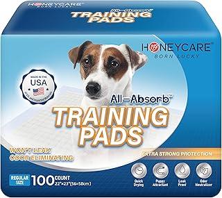 HONEY CARE Dog and Puppy Training Pads, Leak-Proof 5-Layer