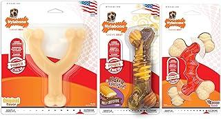 Nylabone Power Chew Toys Bundle – Bacon, Philly Cheesesteak and Original Flavor