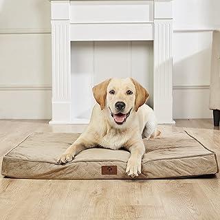 Umchord Large Orthopedic Dog Bed, Thick Egg Crate Memory Foam for Joint Relief