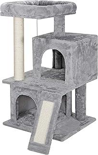 Nova Microdermabrasion Cat Tree, 34 Inches Ultra Soft Plush Covering