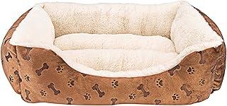 Animals Favorite New Rectangle Pet Bed with Dog Paw Print
