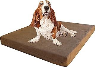 Dogbed4less XL Orthopedic Bed with Gel Infused Memory Foam and Waterproof Liner