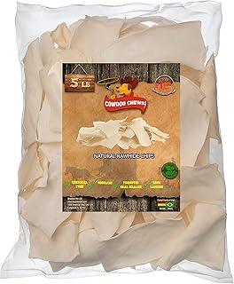 Cowdog Natural Rawhide Chips Premium Long-Lasting Dog Treat with Thick Cut Beef Hides (5 Lb)