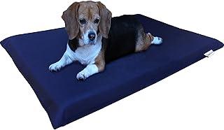 Dogbed4less XL Memory Foam Pet Bed with Waterproof Internal Cover, 1680 Nylon Blue