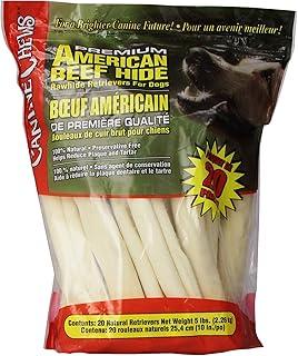 Canine Chews Premium American Beef Hide Natural Rawhide