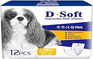 Dsoft Male Dog Diapers with Super Absorbent Core